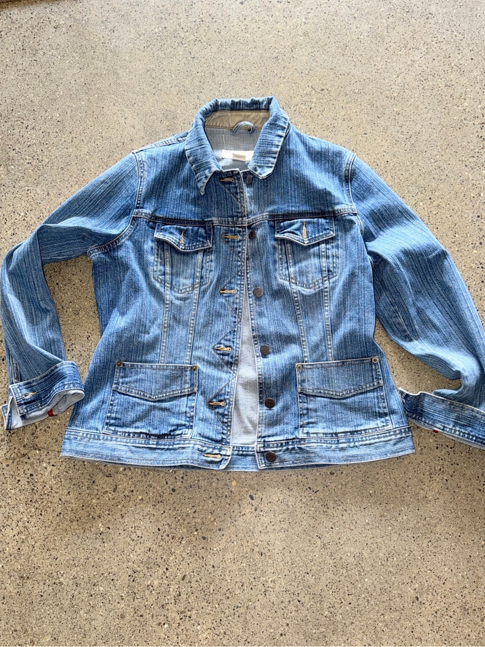 Eddie Bauer Light Blue Denim Jean Jacket